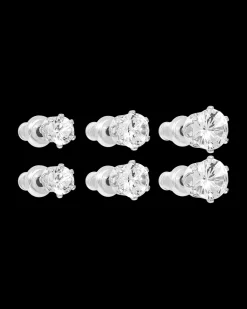 Ensemble de clous d'oreilles - Glamour Trio