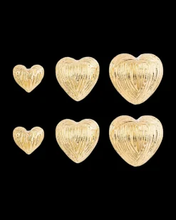 Ensemble de clous d'oreilles - Love Trio
