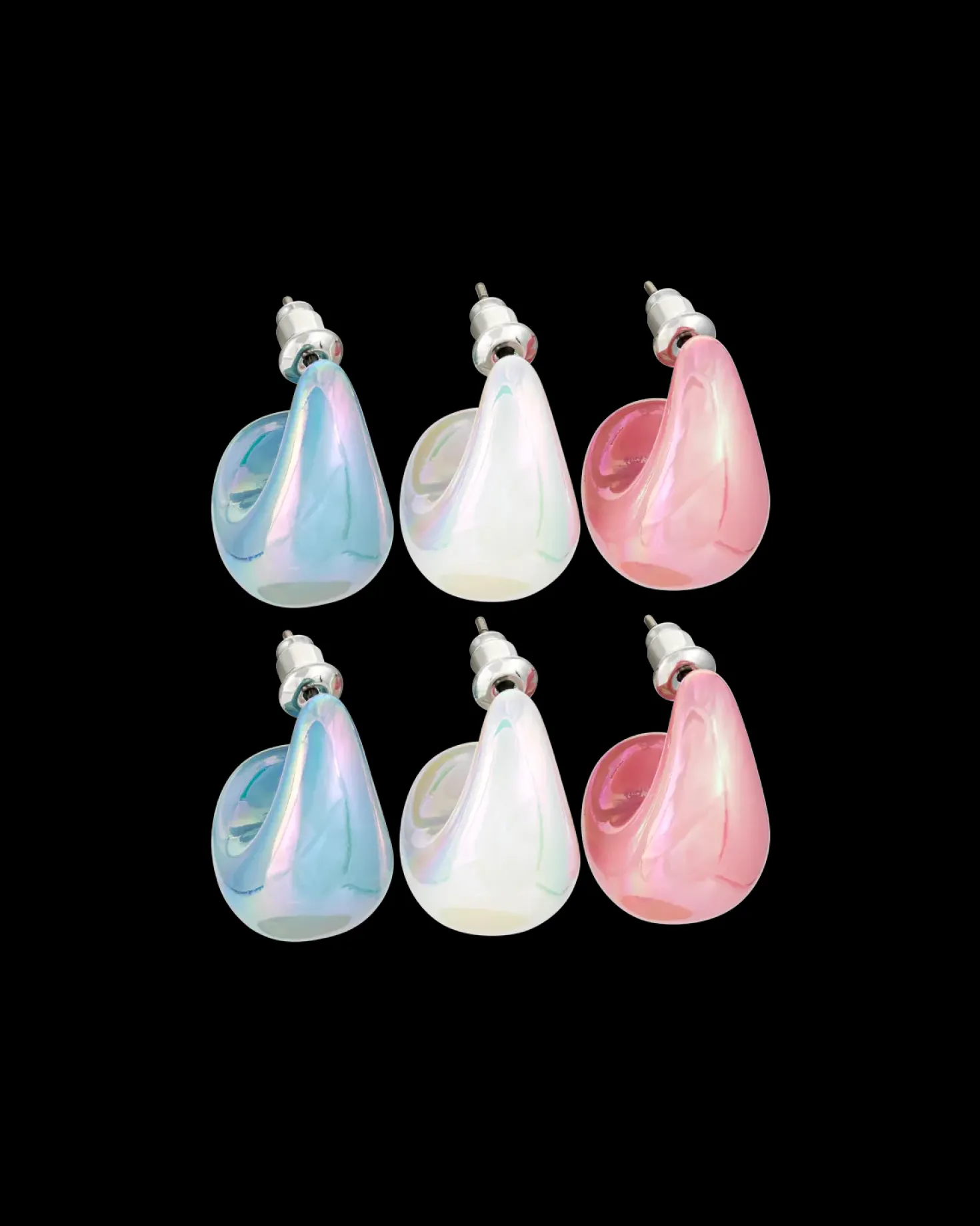 Ensemble de clous d'oreilles - Candy Glam