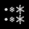 Ensemble de clous d'oreilles - Snowflake Sparkle