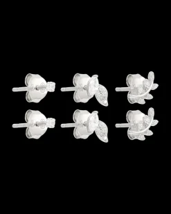 Ensemble de clous d'oreilles - Silver Spark