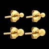 Ensemble de clous d'oreilles - Golden Dots