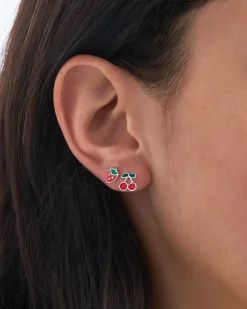Ensemble de clous d'oreilles - Red Fruits