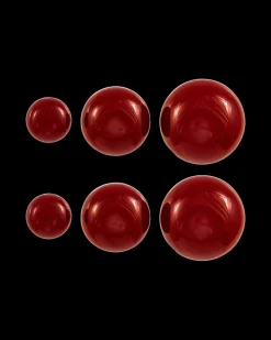 Ensemble de clous d'oreilles - Red Balls