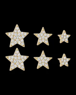 Ensemble de clous d'oreilles - Night Stars