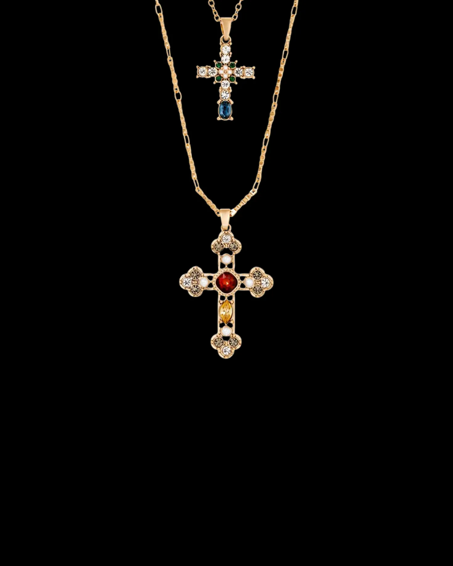 Ensemble de colliers - Duo Cross
