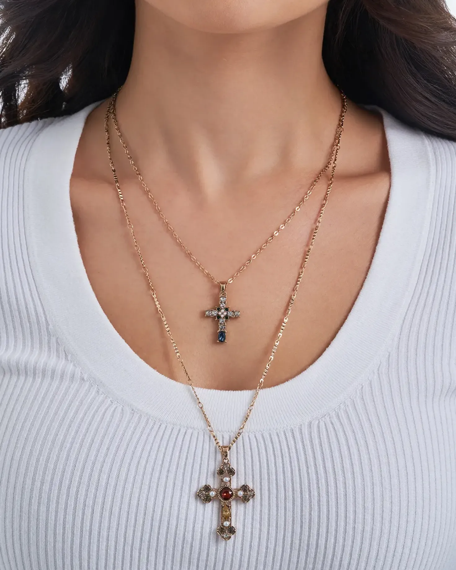 Ensemble de colliers - Duo Cross
