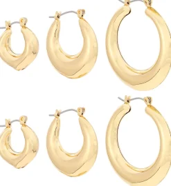 Ensemble de créoles - Classic Gold