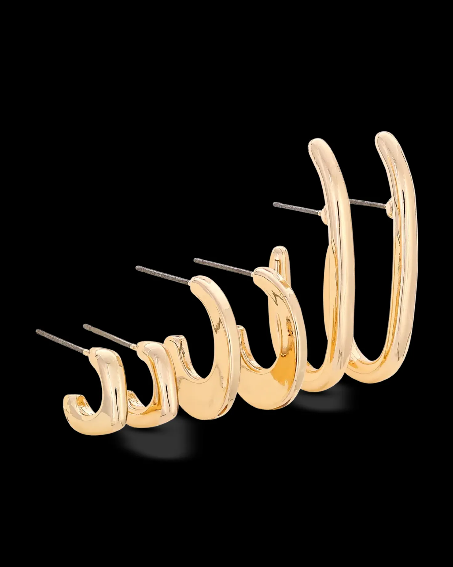 Ensemble de créoles - Elegant Gold