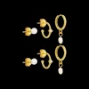 Ensemble de créoles - Freshwater Pearls
