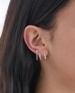 Ensemble de créoles - Glamorous Silver