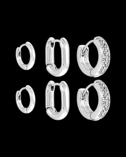Ensemble de créoles - Perfect Silver