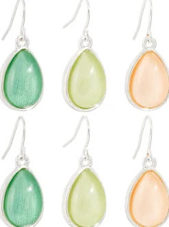 Ensemble de pendants d'oreilles - Colorful Gem