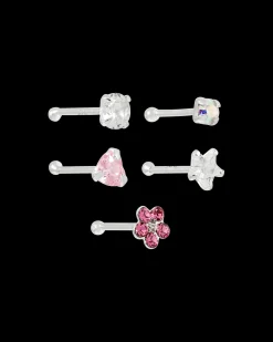 Ensemble de piercings - Pink Sparkle