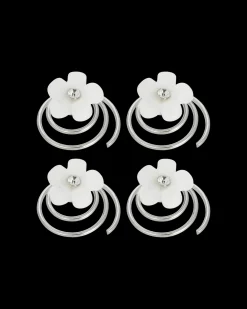 Ensemble d'épingles en spirale - Glitter Flower
