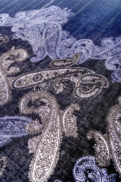 Foulard - Blue Paisley