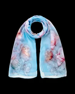 Foulard - Floral Blue