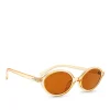 Lunettes de soleil - Beige Oval