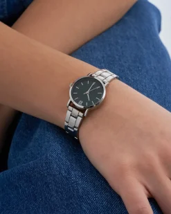 Montre - Green Silver