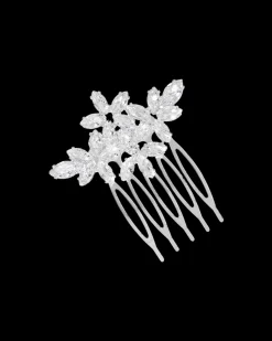 Peigne - Floral Zirconia