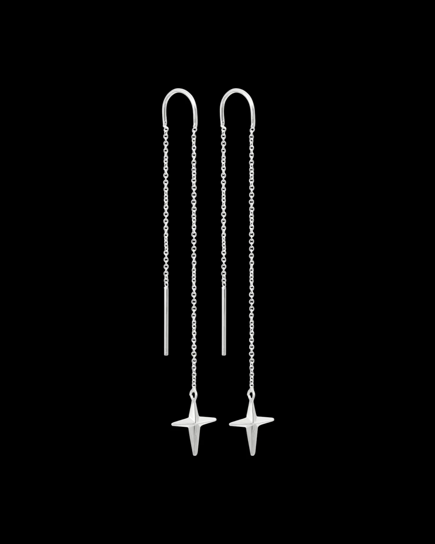 Pendants d'oreilles - Chain Cross