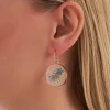Pendants d'oreilles - Flower Circle