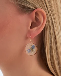 Pendants d'oreilles - Flower Circle