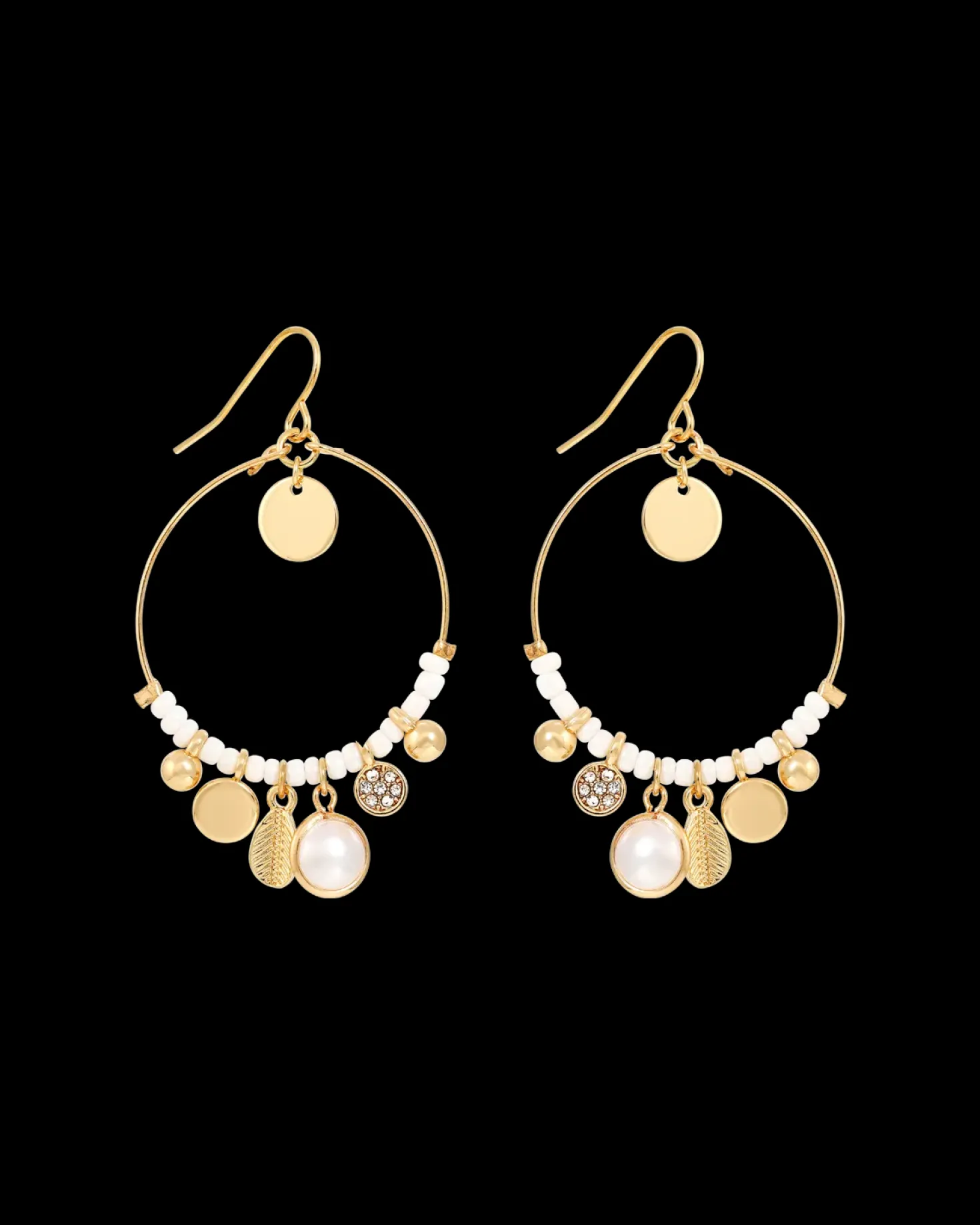 Pendants d'oreilles - Golden Details
