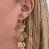 Pendants d'oreilles - Golden Petals