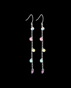 Pendants d'oreilles - Pastel Chain