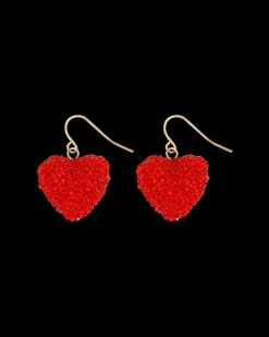 Pendants d'oreilles - Red Hearts