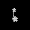 Piercing - Zirconia Flowers