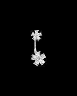 Piercing - Zirconia Flowers