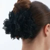 Pince à cheveux - Black Glitter
