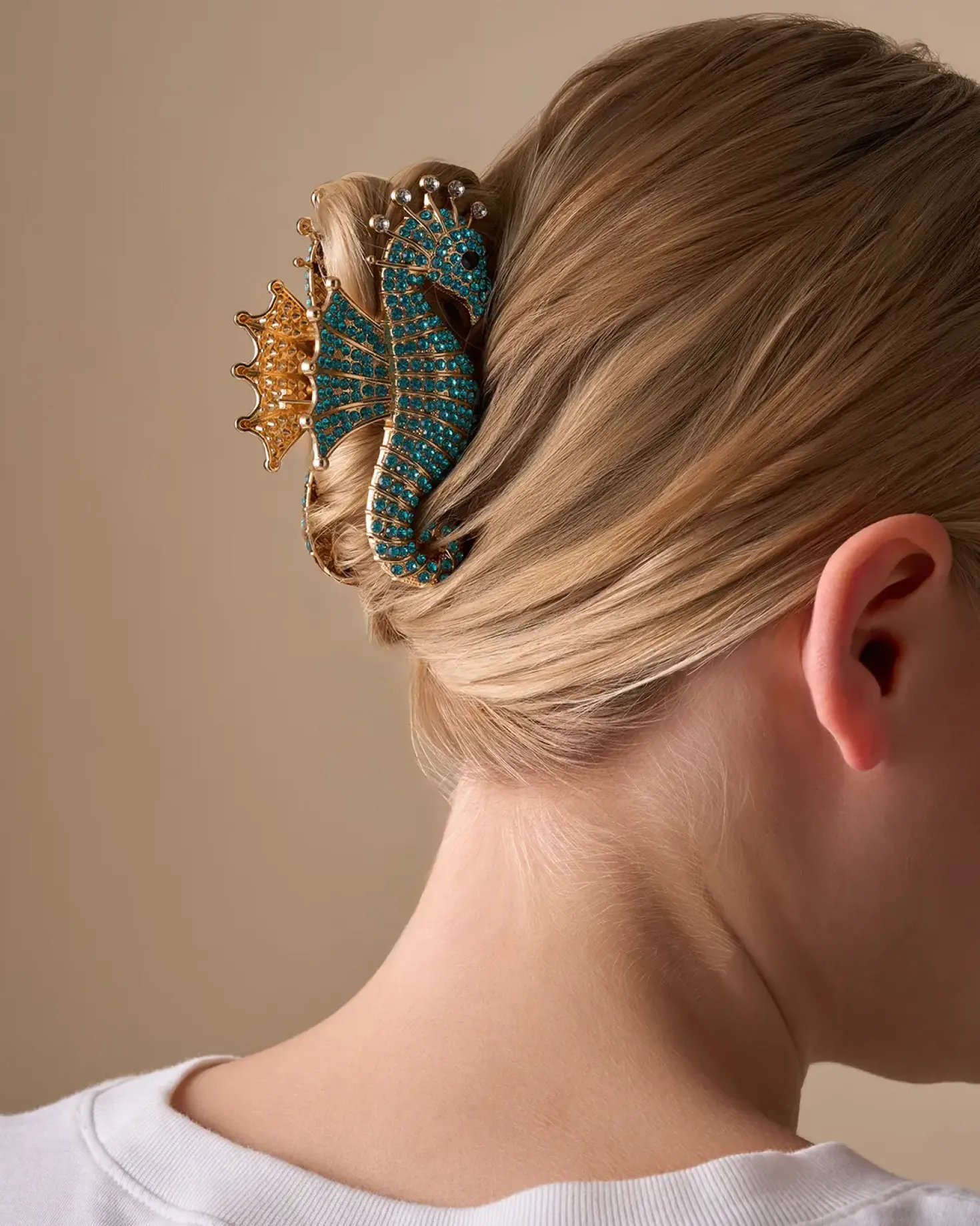 Pince à cheveux - Cyan Sea