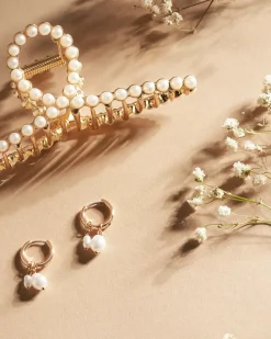 Pince à cheveux - Golden Pearl