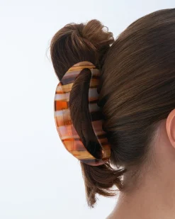 Pince à cheveux - Marble Brown