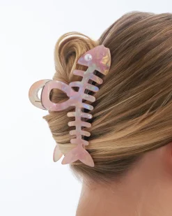Pince à cheveux - Rose Bone