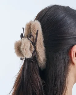 Pince à cheveux - Taupe Fuzz
