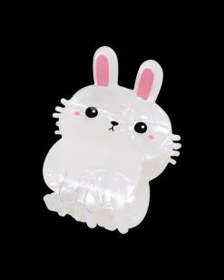 Pince à cheveux - White Bunny