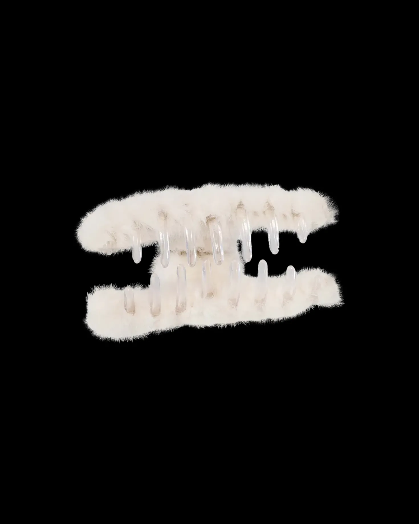 Pince à cheveux - White Winter