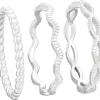 Set de bagues - Silver Waves